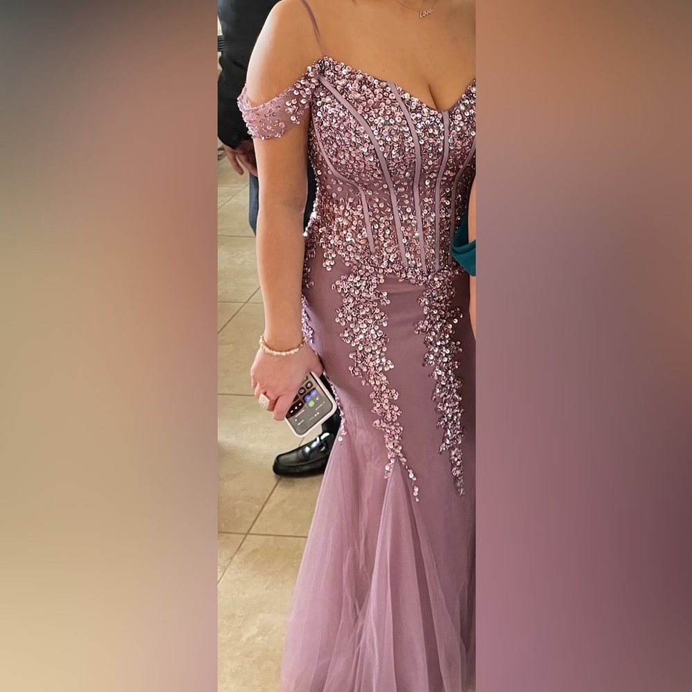 Lavender/pinkish Gown